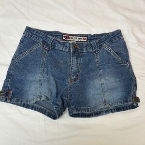 Vintage Y2K One Tuff Babe Low Rise Shorts